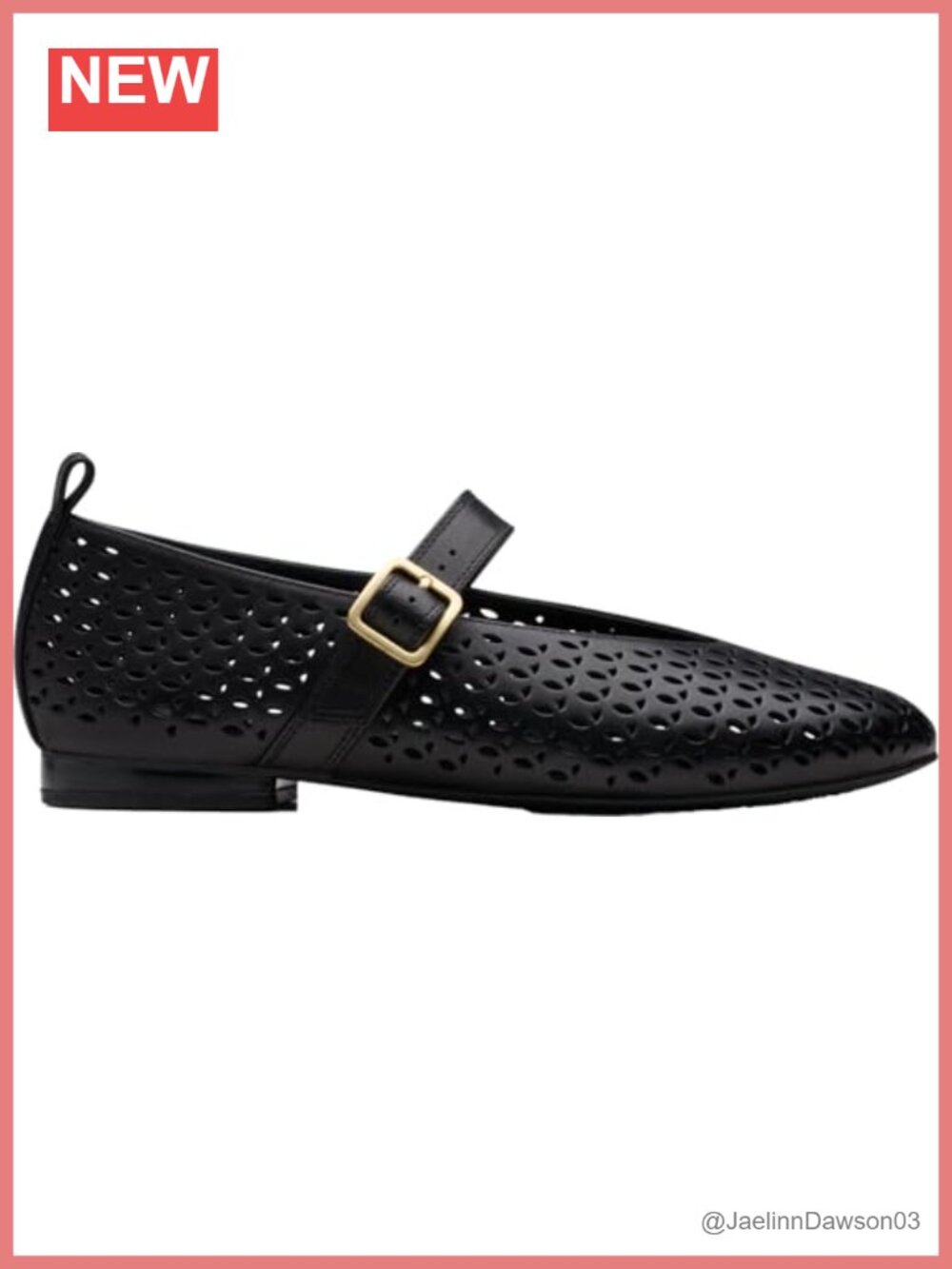 Clarks Women's Fawna Jane Leather Flats - Comfortable Slip-On